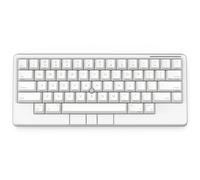 HHKB - Happy Hacking Keyboard Studio (sem fio, Bluetooth, com Cabo, USB-C, silencioso, Mac, Windows, Snow (Blanco), Teclas Impresas en Plateado
