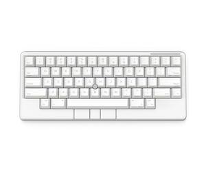 HHKB - Happy Hacking Keyboard Studio (sem fio, Bluetooth, com Cabo, USB-C, silencioso, Mac, Windows, Snow (Blanco), Teclas Impresas en Plateado