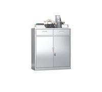 Hhmmei2024-23 Armario de Oficina Gabinete de Almacenamiento Acero Inoxidable, archivador, Muebles Oficina, gabinete Datos Moderno Simple, Pared for Archivador