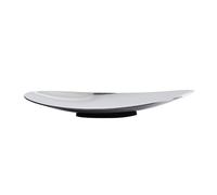 Hhmmei2024-23 Cesta de frutas Frutero moderno de metal espejado con pedestal minimalista for servir, ideal for la decoración mesa cocina o el comedor Cesta de frutas y verduras(Grande)