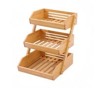 Hhmmei2024-23 Cesta de frutas Organizador de almacenamiento varios niveles, cesta for frutas y verduras, estante encimera, versátil productos Cesta de frutas y verduras(Grande)