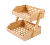 Hhmmei2024-23 Cesta de frutas Organizador de almacenamiento varios niveles, cesta for frutas y verduras, estante encimera, versátil productos Cesta de frutas y verduras(Pequeño)