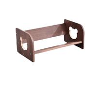 Hhmmei2024-23 Librería Estantería de Escritorio pequeña Color Nogal, Organizador Almacenamiento Independiente Madera, ordenado for Oficina y hogar Organizador de Almacenamiento(L39xW24xH18 cm)