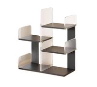 Hhmmei2024-23 Librería Estantería de Tablero Densidad Multicapa, Estante Organizador plástico Simple Abierto, Soporte exhibición Independiente for el hogar y la Oficina Organizador de Almacenamiento