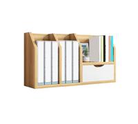 Hhmmei2024-23 Librería Estantería Minimalista de Tablero Densidad for el hogar con Estante for Almacenamiento Archivos cajones Organizador de Almacenamiento