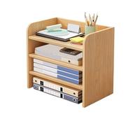 Hhmmei2024-23 Librería Gabinete de Almacenamiento Archivos Oficina Escritorio con estantería pequeña for el hogar Abierto Varios Pisos Organizador de Almacenamiento