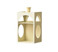 Hhmmei2024-23 Librería Mesita de Noche Minimalista con Almacenamiento Hierro, estantería pequeña Lujo, Ligera y Creativa Moderna Organizador de Almacenamiento