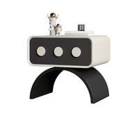 Hhmmei2024-23 Mesita de Noche La mesita de Noche única Cuenta con Patas arqueadas Que la Hacen Perfecta for el Dormitorio Mesas auxiliares