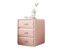 Hhmmei2024-23 Mesita de Noche Mesitas de Noche Madera con líneas Suaves y Curvas perfectas for el Dormitorio Mesas auxiliares(Pink,XXL)