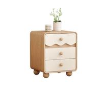 Hhmmei2024-23 Mesita de Noche Una mesita de Noche Madera con Tres cajones es Perfecta for un Dormitorio Familiar Mesas auxiliares(XXL)