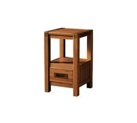 Hhmmei2024-23 Multifuncional Mueble de Almacenamiento de Madera Maciza con Cajones en Color Marrón Pequeño Mueble for Sala, Dormitorio, Estudio, for Libros, Lámparas, Etc. con Almacenamiento(Grande)