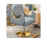Hhmmei2024-23 Silla de salón Sillas de peluquería específicas for peluquerías, sillas de Corte Que se Pueden Subir, Bajar y Girar. Silla de barbero cómoda(Blue)