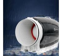 Hhmmei2024-23 Ventilador de cocina Extractor de conductos aire Ventilador ventilación Ajuste dos velocidades Cocina Baño Sótano Extractor de baño(Pequeño)