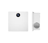 Hhmmei2024-23 Ventilador de cocina Ventilador de techo 30 x cm, extractor aire alta potencia for cocina y baño, panel iluminación ambiental for montaje en Extractor de baño