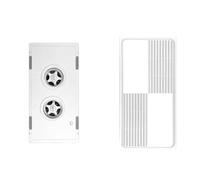 Hhmmei2024-23 Ventilador de cocina Ventilador de techo integrado for baño, cocina, iluminación, extractor 2 en 1, 30 × 60 cm Extractor de baño