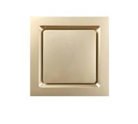 Hhmmei2024-23 Ventilador de cocina Ventilador de techo ultrafino, silencioso, for cocina y baño, 30 x cm, con extractor integrado Extractor de baño(Gold)
