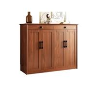 Hhmmei2024-23 Zapatero Zapatero Chino Vintage de Madera con Doble Puerta for Pasillo, Gran Capacidad, for Uso doméstico Gabinete de Almacenamiento de Zapatos