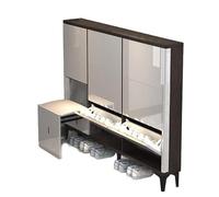 Hhmmei2024-23 Zapatero Zapatero Ultrafino, Cambiador con Cubo abatible Integrado, Entrada y Almacenamiento Gabinete de Almacenamiento de Zapatos