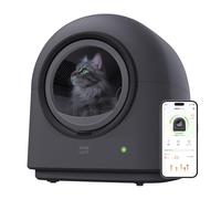 HHOLOVE TYPro - Caja de arena para gatos autolimpiante, manos libres, robot inteligente, autolimpiable, para varios gatos, con control de aplicación, segura con alfombrilla de arena, bolsas de basura