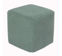 HHONGWYT Elástica Funda Otomana Cuadrada 50x50/60x60/40x40/ 45x45cm Terciopelo Funda Puff Cuadrado Funda para Reposapiés Cubre Puff Cuadrado Sofá Taburete Protector Lavable,#2,45x45x45cm