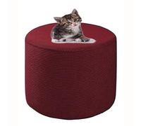 HHONGWYT Funda Elástica Puff Redondo 31x38/38x43/40x34/45x35/45x45cm Pequeño Terciopelo Funda Otomana Puff Redonda Funda Reposapiés Funda Taburete Cubierta Protector,A2,45x45cm(17.7x17.7)