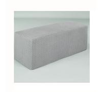 HHONGWYT Funda Puff Otomano Rectangular Elástica 90x40x40 Grande/Medio/Pequeño Terciopelo Sarga Funda Otomana Puff Almacenaje Rectangular Taburete Funda para Reposapiés,DD,80~90x40x40cm