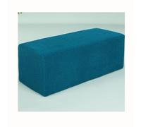 HHONGWYT Funda Puff Otomano Rectangular Elástica 90x40x40 Grande/Medio/Pequeño Terciopelo Sarga Funda Otomana Puff Almacenaje Rectangular Taburete Funda para Reposapiés,AA,100~115x40x40cm
