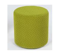 HHONGWYT Funda Puff Redondo 30x30/33x33/35x30/40x35cm Funda Otomana Puff 45x45/40x40/50x50cm Cubre Puff Cuadrado Funda para Reposapiés Funda para Taburete Protectora Cubierta,#6,round40x35cm