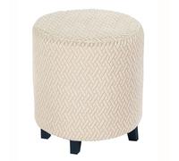 HHONGWYT Funda Puff Redondo 60cmx35/38x43/40x35/45x45/50x40/31x38CM Funda Otomana Puff Redonda Funda de Reposapiés de Sofá Funda Taburete Protector de Puff Extraíble Lavable,#7,37x35cm(14.5x13.7)