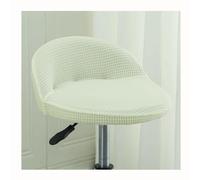 HHONGWYT Fundas para Taburetes Altos de Bar Cocina Redonda con Respaldo bajo Fundas para Sillas Comedor Fundas Taburetes Elástico para Giratorias Tasburete Alto Cocina Bar Comedor,#4,2PCS