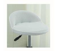 HHONGWYT Fundas para Taburetes Altos de Bar Cocina Redonda con Respaldo bajo Fundas para Sillas Comedor Fundas Taburetes Elástico para Giratorias Tasburete Alto Cocina Bar Comedor,#1,2PCS