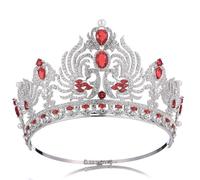 HHOZsafety Corona de Boda, Tiaras de Novia, Accesorios para Fiestas de cumpleaños de reinasCorona de Boda, Tiaras de Novia, Accesorios para Fiestas de cumpleaños de Reinas.