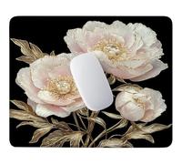 HHQGOUYG Peonía Rosa Alfombrilla de Ratón Pequeña 40 x 30 cm y-212