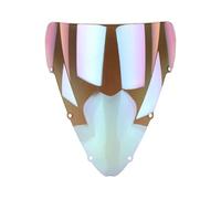 HHRDYY Parabrisas De Doble Burbuja para Motocicleta para H&Onda para CBR 600 F4I para CBR600 2001-2008, Accesorios De Carenado. Carenado Deflector De Parabrisas(White Iridium)