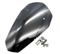 HHRDYY Parabrisas Deportivo para Motocicletas, Deflectores De Viento para Yamaha MT-07 Tracer MT07 Tracer 2020 2021 Moto Deflector De Viento(Negro)