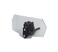 HHRDYY Parabrisas Elevado con Clip para Motocicleta para Kawasaki para Ninja 400 para Z900 para Z1000 ER6F, Deflectores De Viento Delanteros Moto Deflector De Viento(Titanio,Tipo 2)