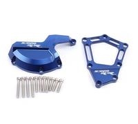 HHRDYY Protector De Chasis Y Cárter del Estator del Motor para B&MW S1000RR HP4 S1000R S 1000 RR S1000 R S1000XR 2009-2018 Deslizador Anti-Caer Protección Anticaída(Azul)