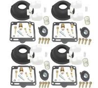 HHRDYY Reparación carburador Accesorios para Motocicletas Kit De Reparación De Carburador con Diafragma Flotante para Y&amaha XV 750 XV1100 para Virago 1100 XV750 Piezas(X2)