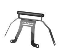 HHRDYY Soporte GPS Y Teléfono Móvil Motocicleta para Yamaha NMAX155 2020-2024 Palanca De Conversión, Montaje Frontal, para, Barra Transversal Soportes De Expansible(Negro)