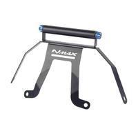 HHRDYY Soporte GPS Y Teléfono Móvil Motocicleta para Yamaha NMAX155 2020-2024 Palanca De Conversión, Montaje Frontal, para, Barra Transversal Soportes De Expansible(Azul)