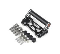 HHRDYY Soporte para GPS De Motocicleta para ADV350 2025 para Teléfono Aluminio CNC con Extensión Y Kit Montaje Soportes De Expansible(Negro 2,22 mm)