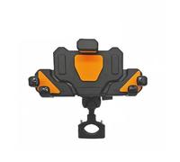 HHRDYY Soporte para Teléfono Móvil con GPS para Motocicleta para CFMOTO 450MT 2024 Kit De Montaje Placa para Smartphone Soportes De Expansible(Naranja)