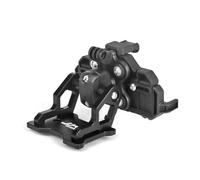 HHRDYY Soporte Teléfono Móvil con GPS para Motocicleta para CFMOTO 450MT 2024 2025 Delantero Smartphone De 12/22 Mm Placa Transversal Barra Soportes De Expansible(Black 3-12mm)