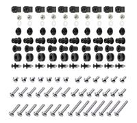 HHRDYY Tornillos Y Pernos Carenado De Motocicleta para Yamaha YZF-R6 YZF R6 2003-2005 Kit Completo Tuercas, Arandelas Clips Carrocería Acero Inoxidable Tornillos De Fijación Parabrisas(Plata)