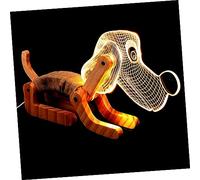 HHRLCH 1pc Creative Folding Dog Desk Lamp USB Powered Night Light Warm White Table Lamp for Office Bedroom Study and Boys and Girls