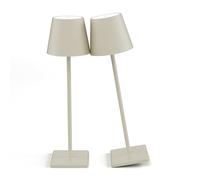 HHRLCH 2-Pack Cordless Table Lamp Rechargeable 3W 5500mAh Battery Operated Stepless Dimming Portable Table Light for Restaurant/Dinner/Bedroom/Outdoor IP54 Waterproof