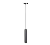HHRLCH Black Single Head Hanging Lamp Long Tube Chandelier Bedroom Ceiling Downlights Light Aluminum Long Tube Chandelier Creative Long Tube Lights Bar Droplight/3 * 50Cm/White Light