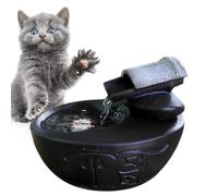 HHRLCH Cat Automatic Circulation Ceramic Dog Fountain Filtered for Your Silent Non-Slip Pet Water Dispenser