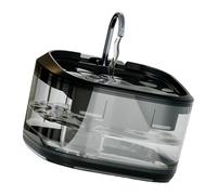 HHRLCH Cats Dispenser with Filtration Stainless Steel Bowl Low Noise for Automatic Circulations Pet Water Fountain