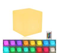 HHRLCH Cordless Rechargeable Outdoor Table Lamp with Remote Control 16 Colors IP68 Waterproof USB Rechargeable Mood Light for Camping or Bar